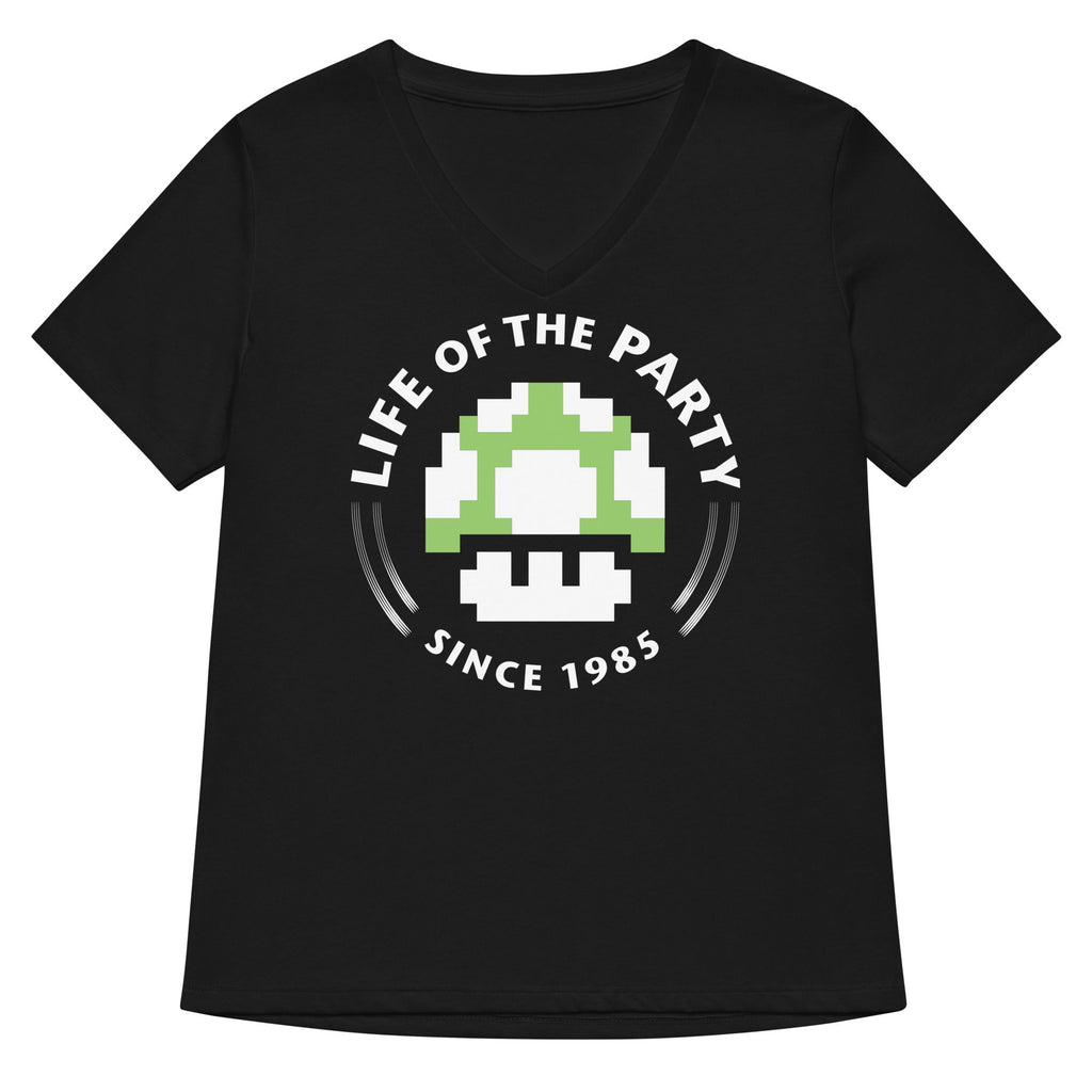 Life Of The Party Women's V-Neck Tee