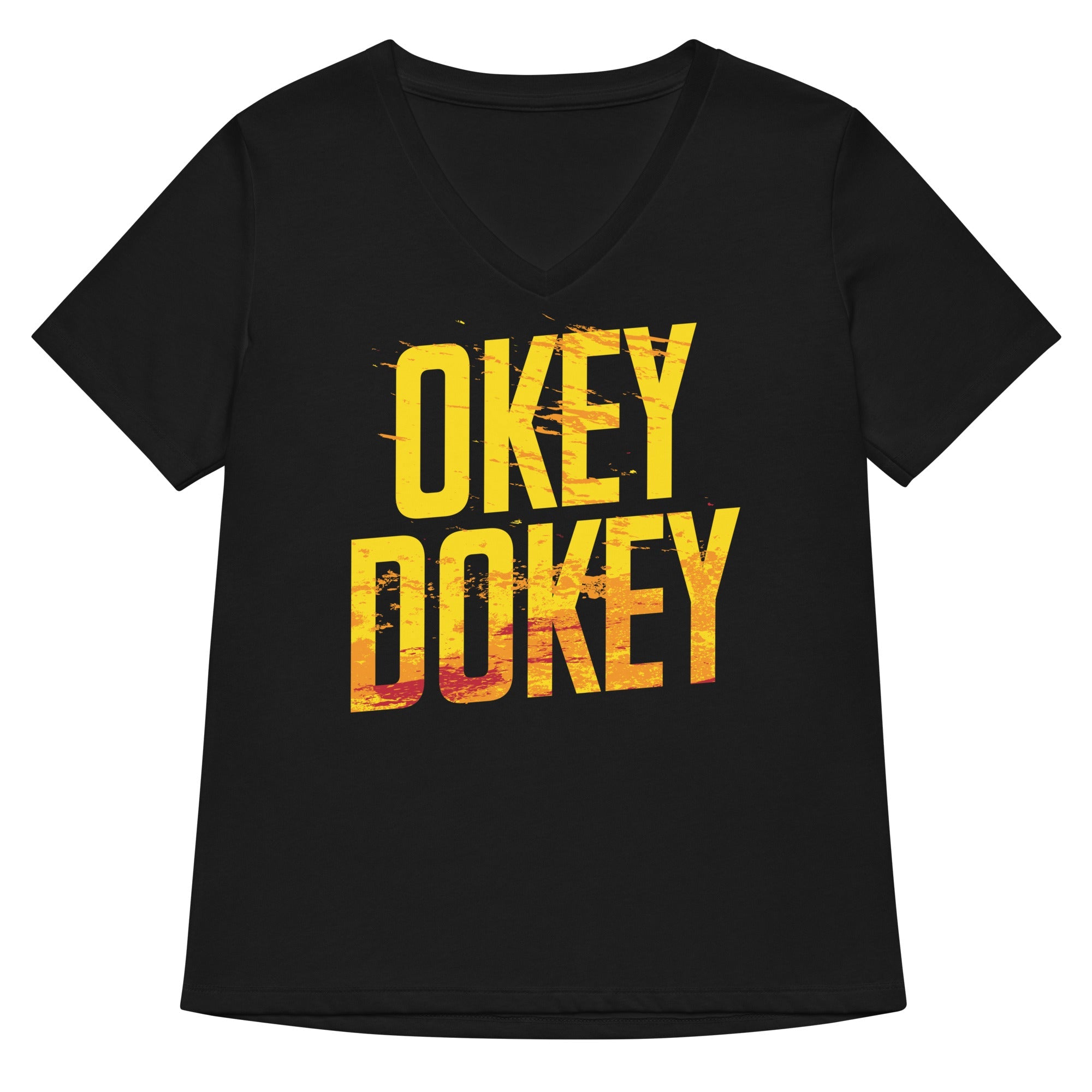 Okey Dokey Women's V-Neck Tee
