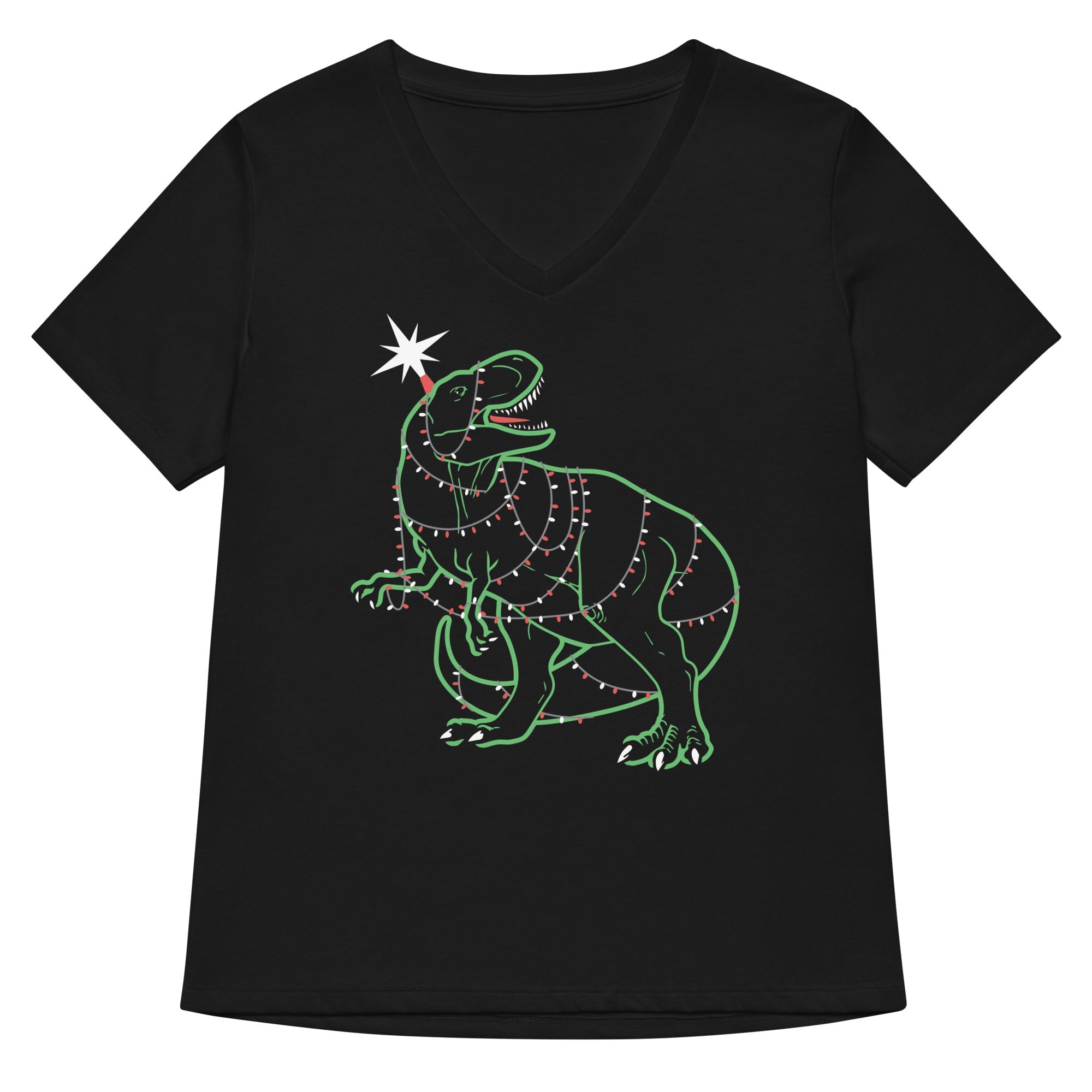 Tree Rex Women's V-Neck Tee