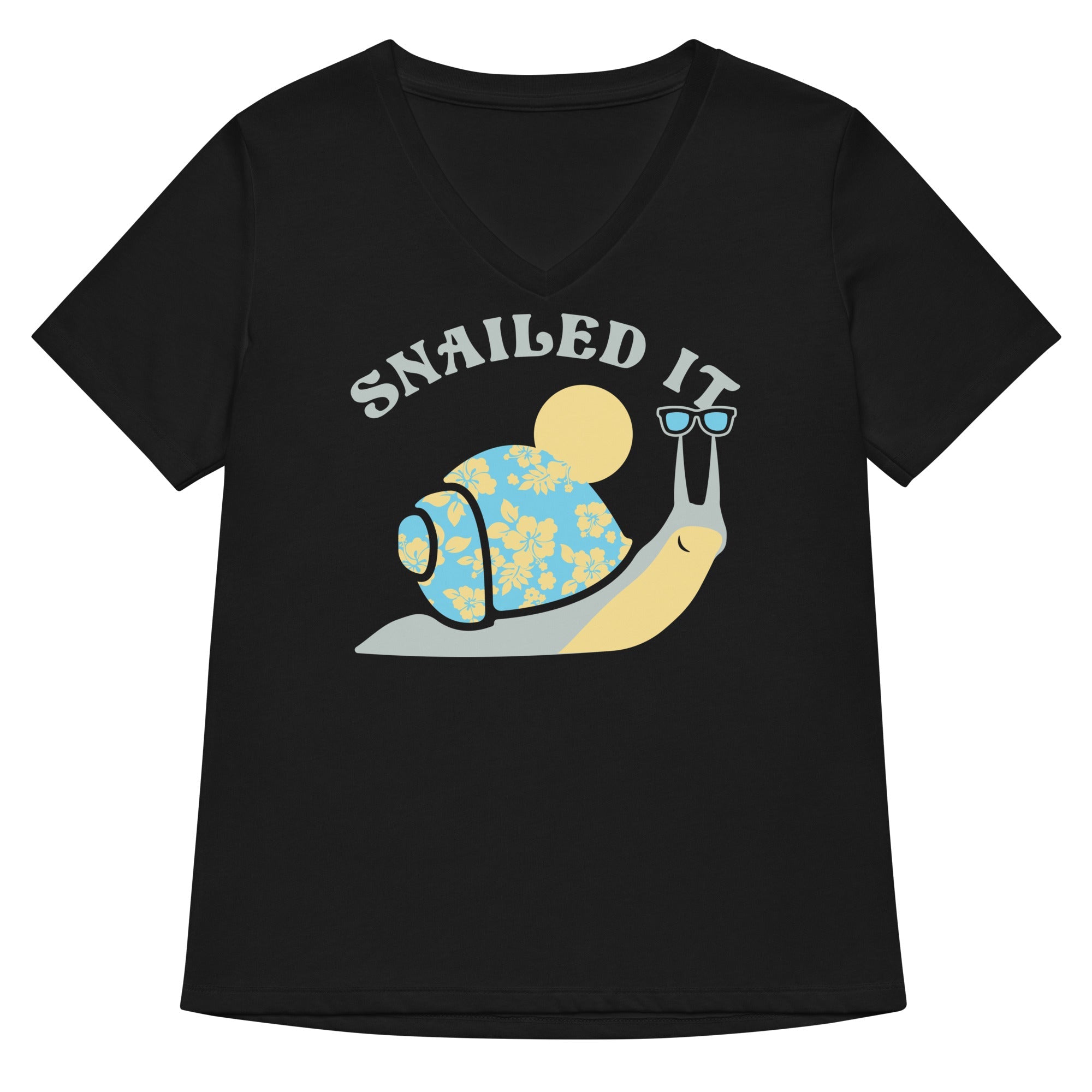 Snailed It Women's V-Neck Tee