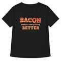 Bacon Makes Everything Better Women's V-Neck Tee
