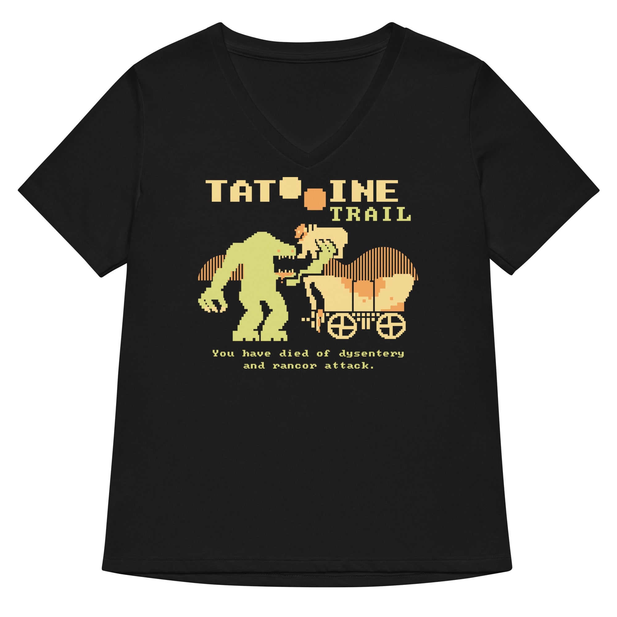 Tatooine Trail Women's V-Neck Tee