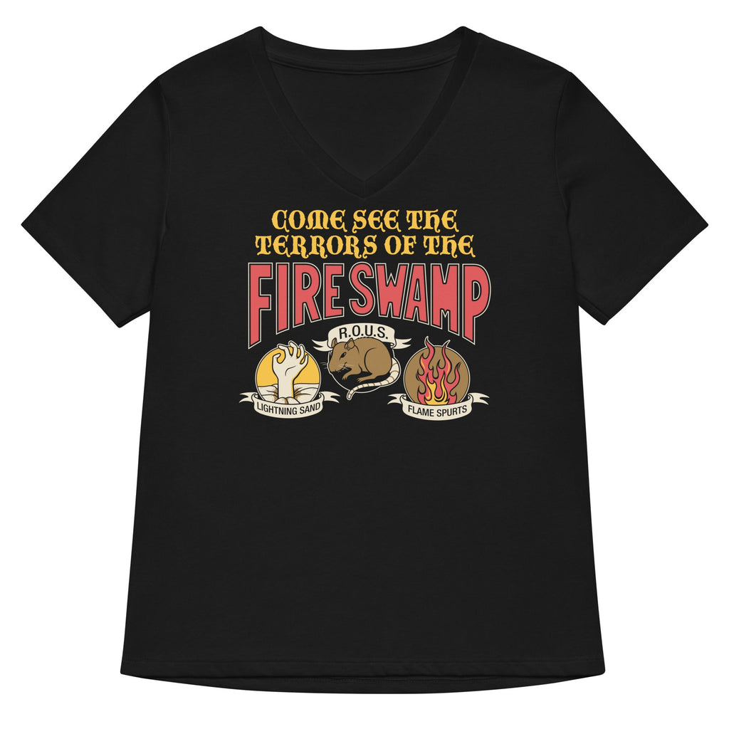 The Fire Swamp Women's V-Neck Tee