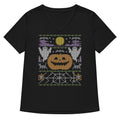 Ugly Halloween Sweater Women's V-Neck Tee