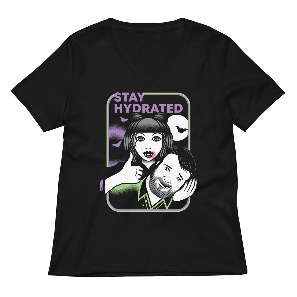 Stay Hydrated Women's V-Neck Tee