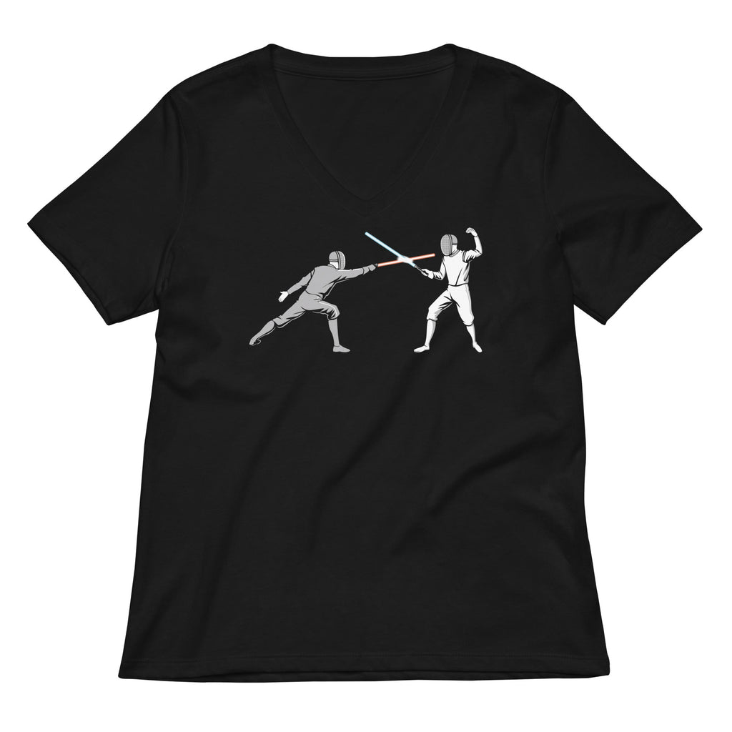 Light Fencing Women's V-Neck Tee