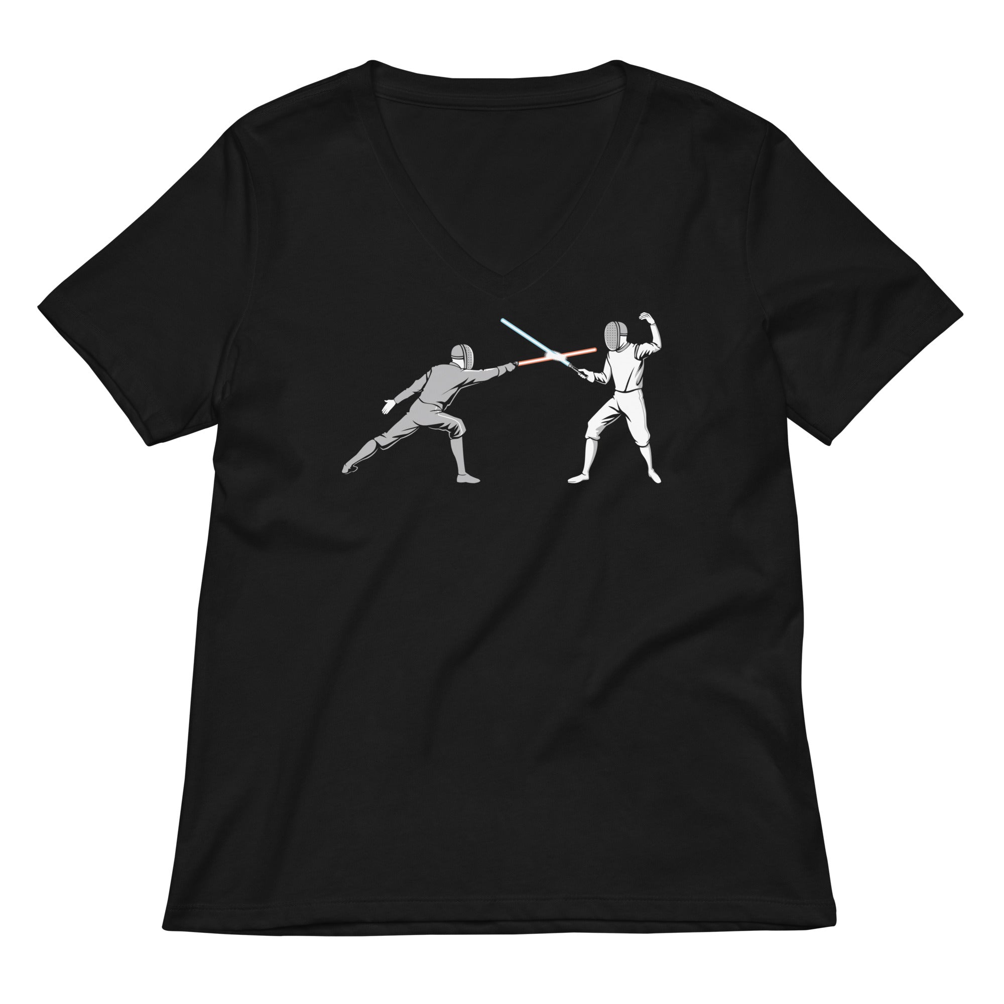 Light Fencing Women's V-Neck Tee