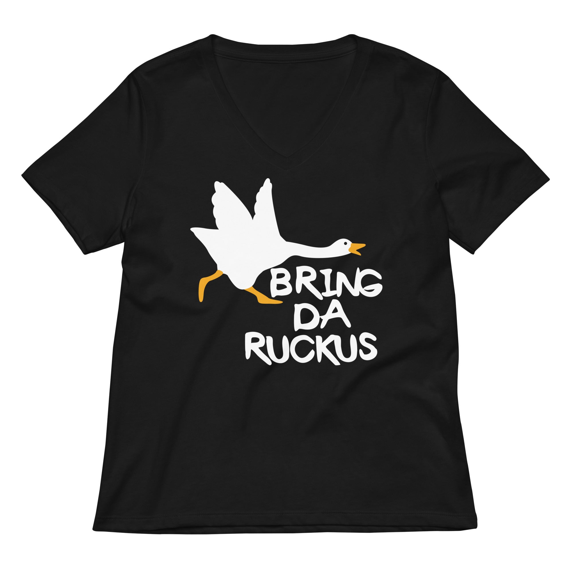 Bring Da Ruckus Women's V-Neck Tee