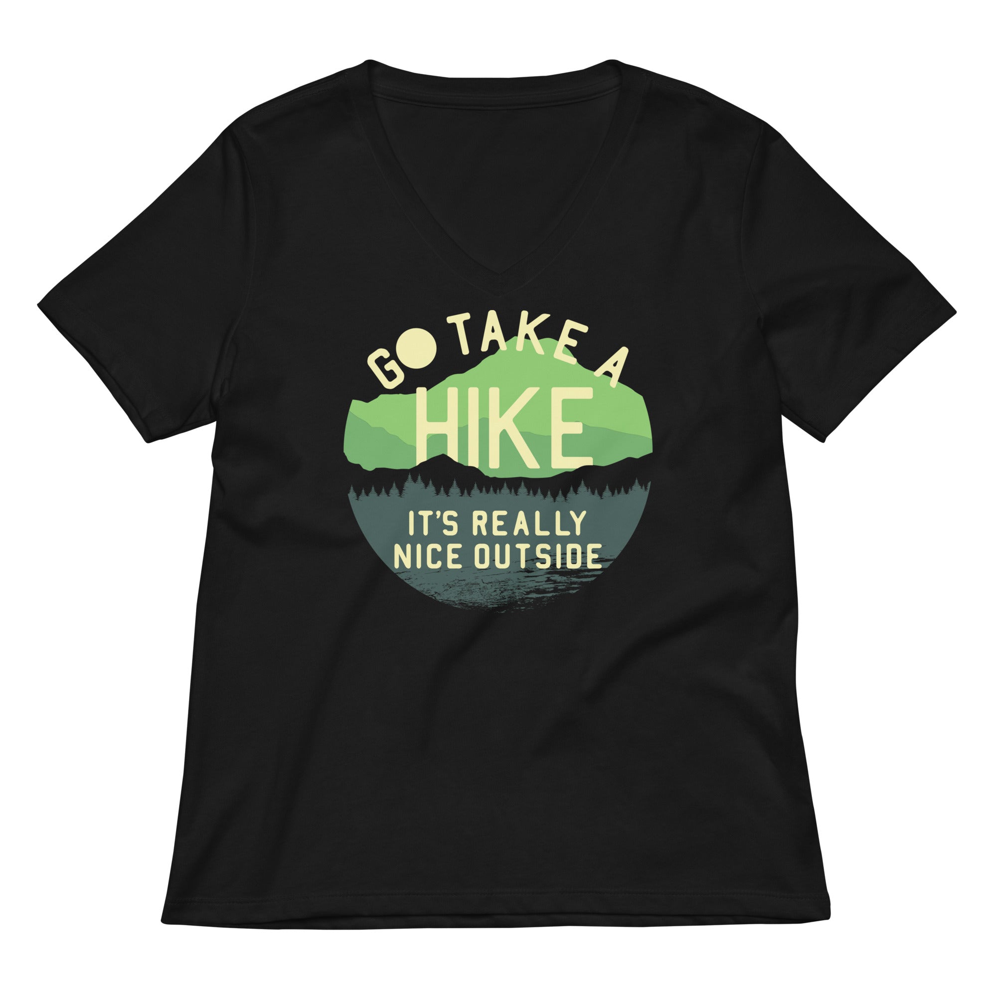 Go Take A Hike Women's V-Neck Tee