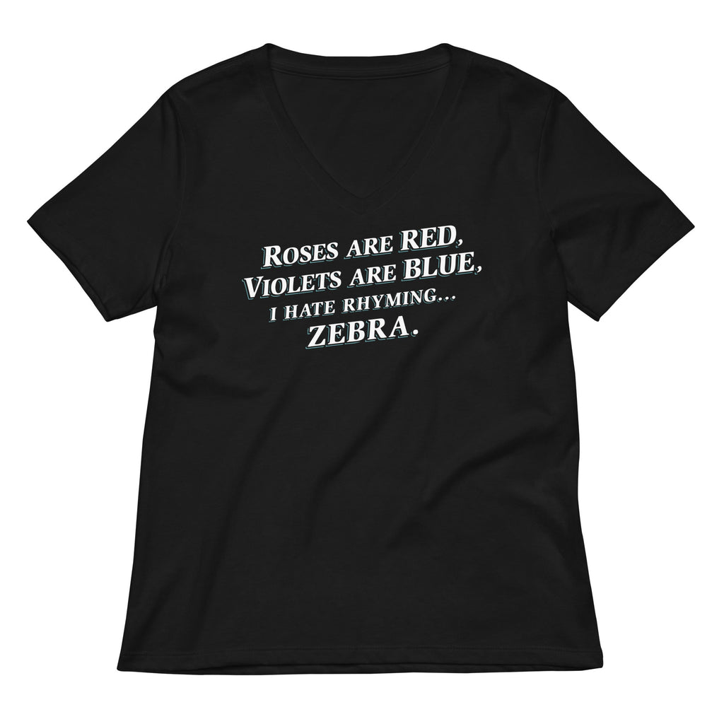 I Hate Rhyming Women's V-Neck Tee