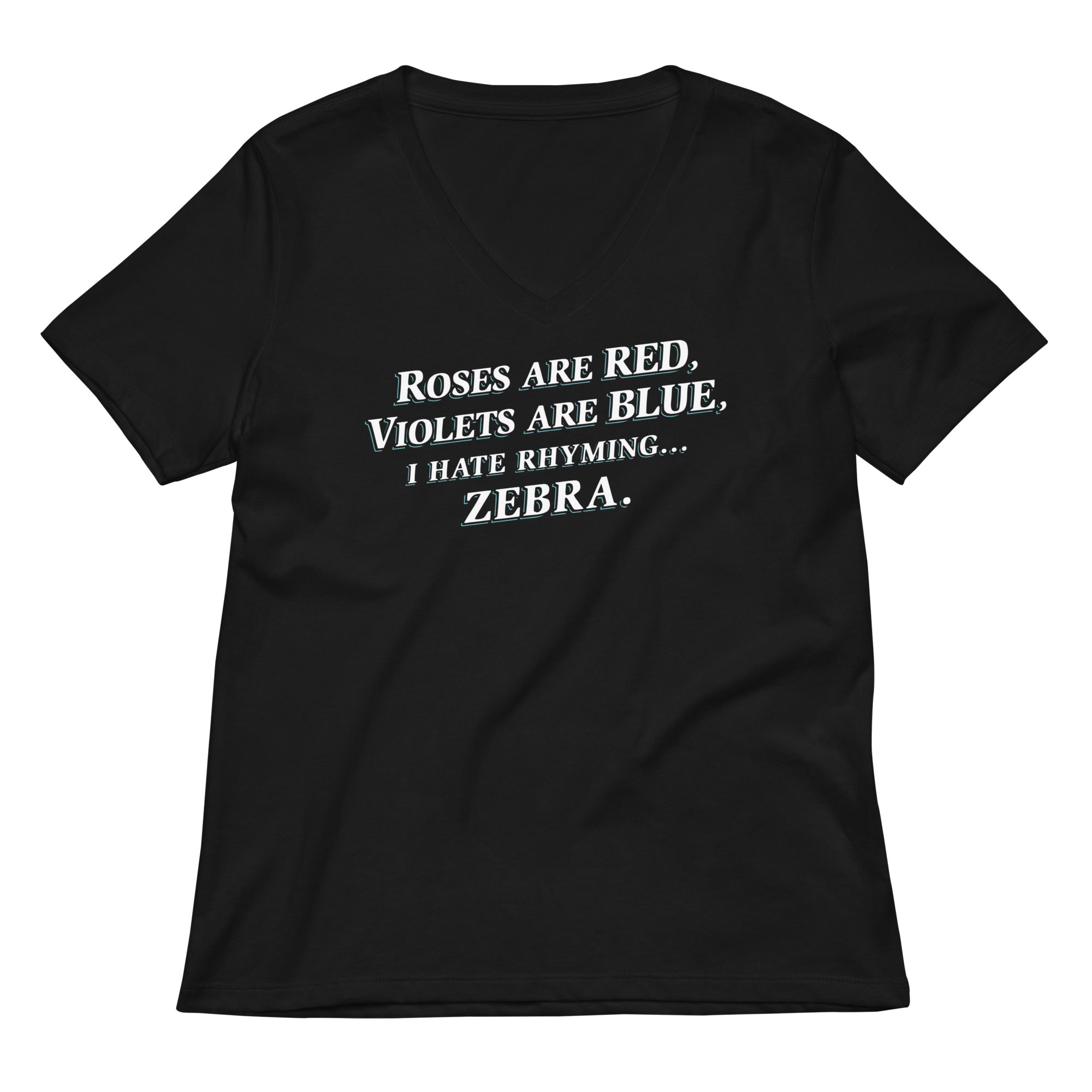 I Hate Rhyming Women's V-Neck Tee
