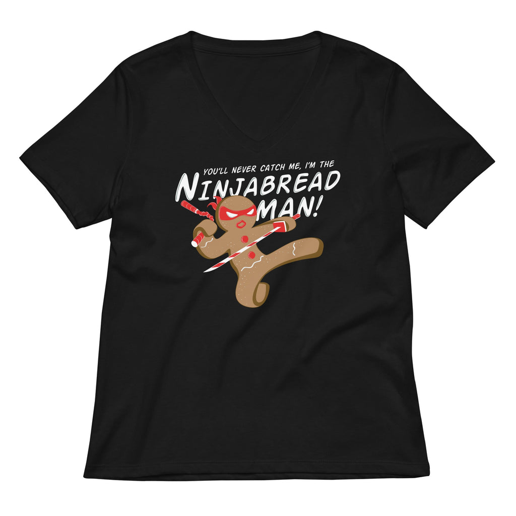 I'm The Ninjabread Man! Women's V-Neck Tee