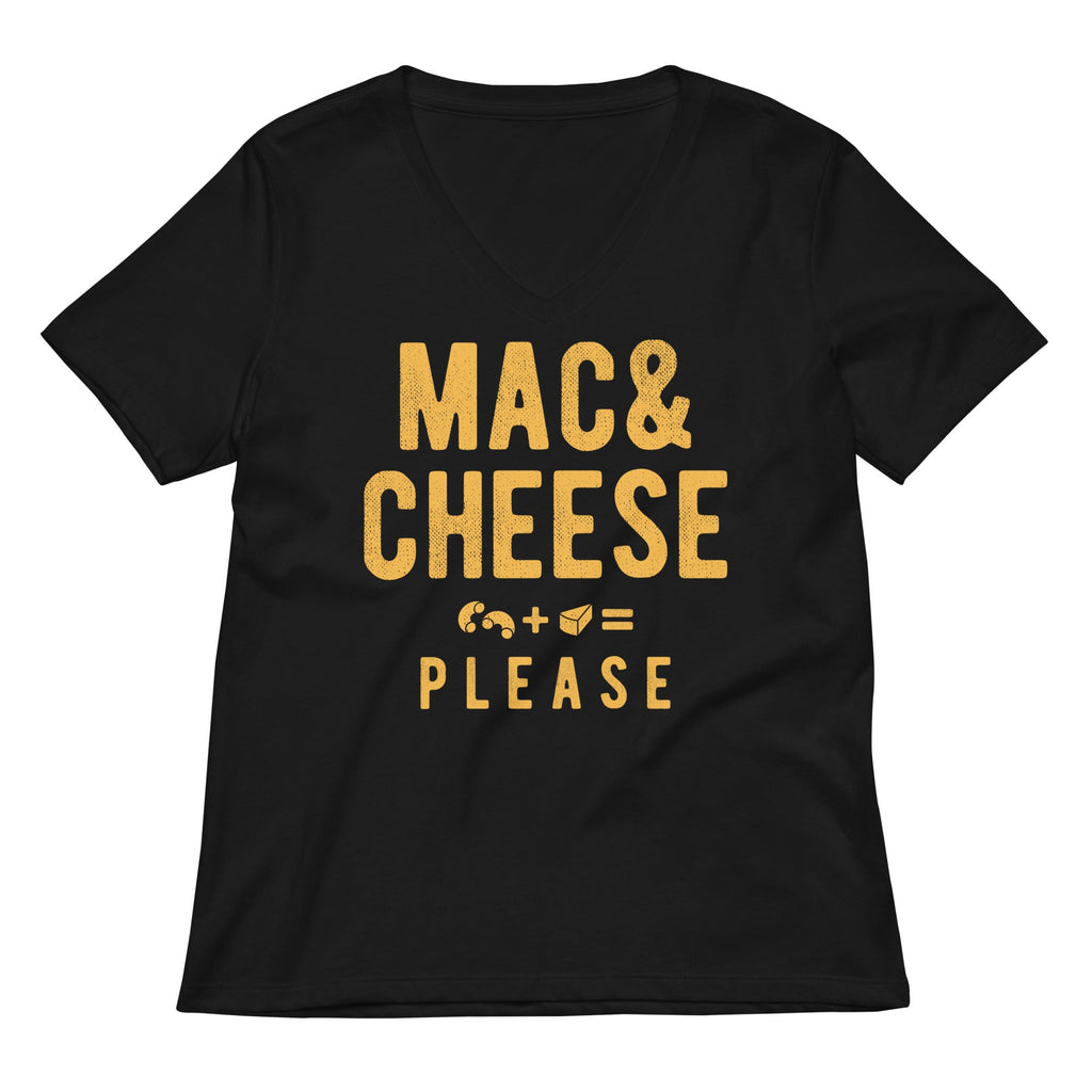 Mac And Cheese Please Women's V-Neck Tee