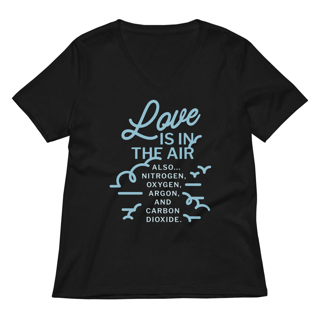 Love Is In The Air Women's V-Neck Tee