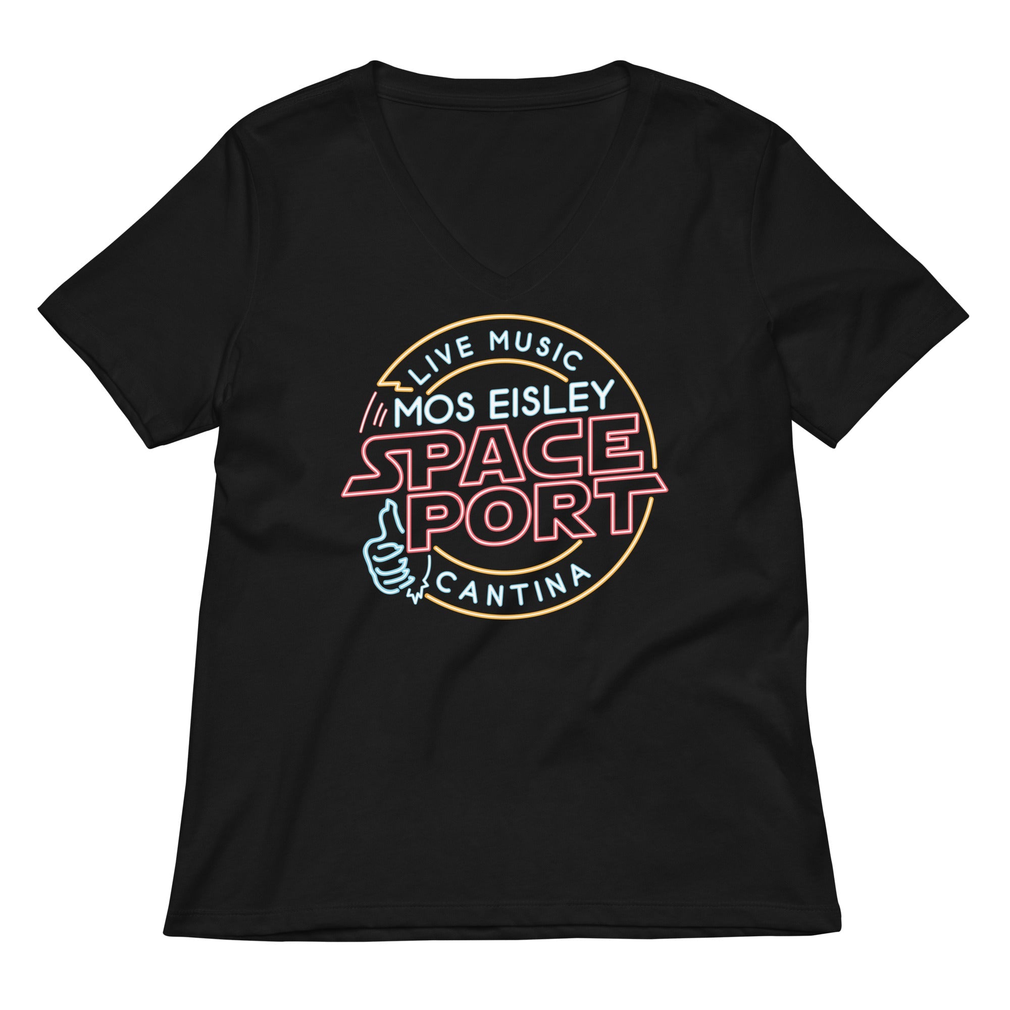 Mos Eisley Space Port Women's V-Neck Tee