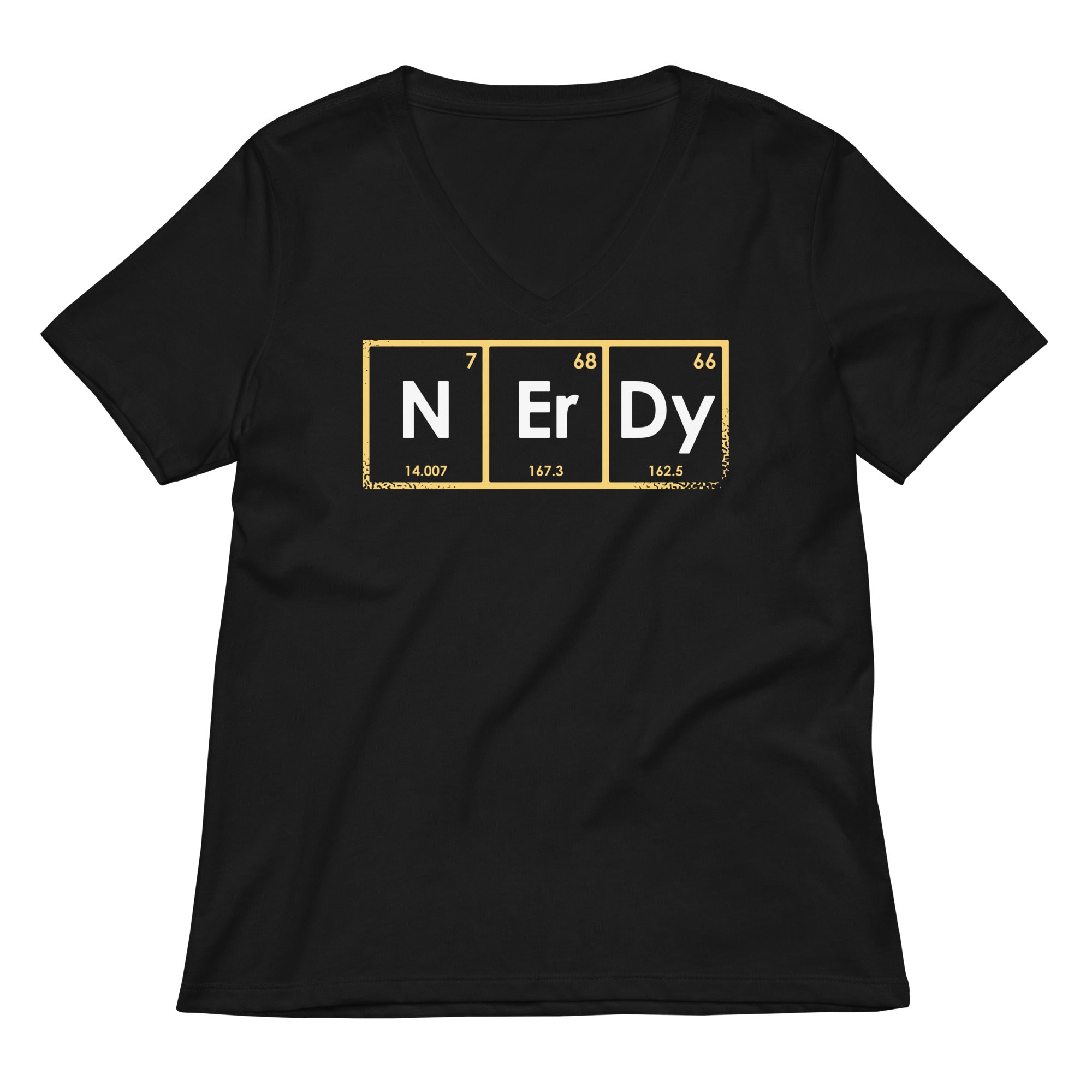 NErDy Elements Women's V-Neck Tee