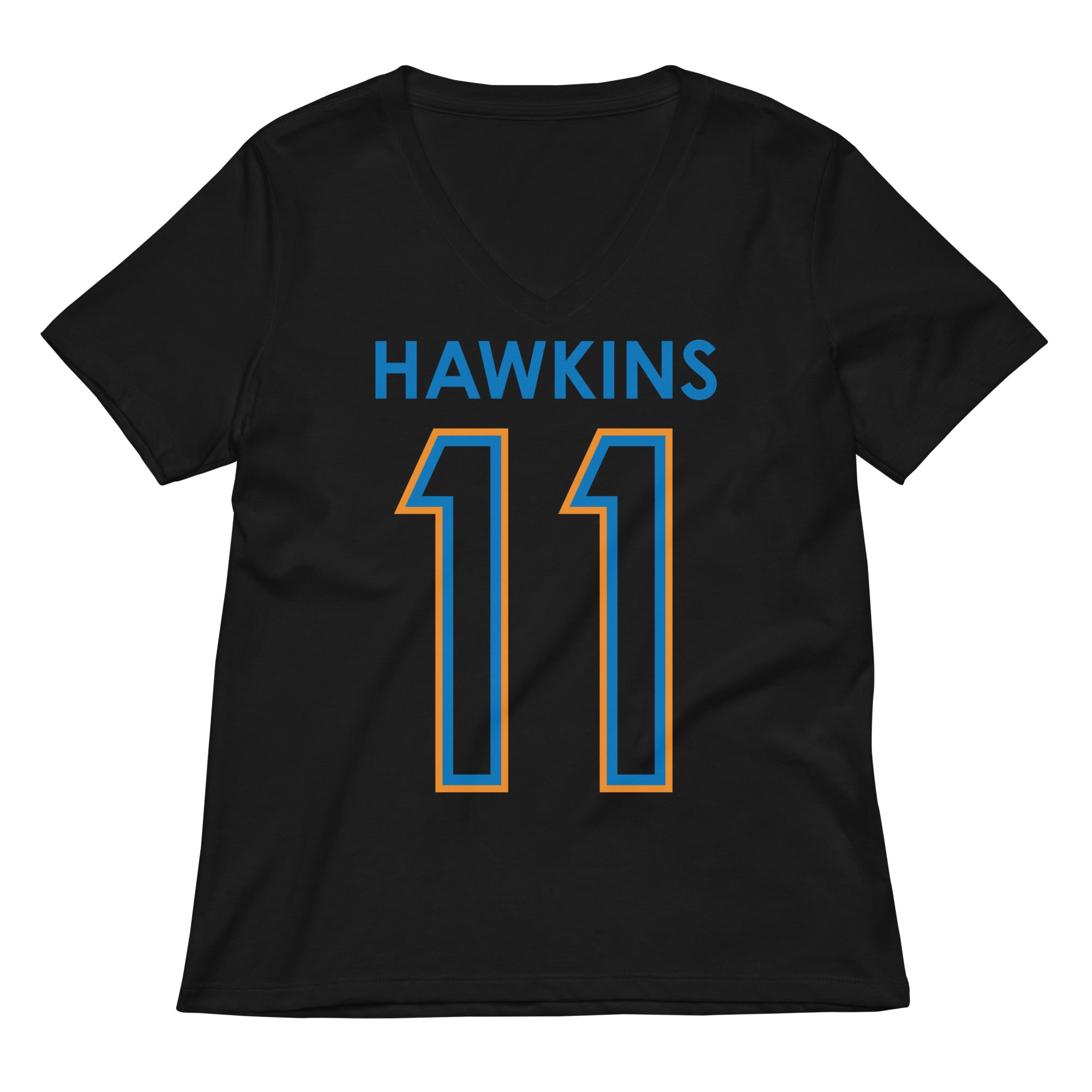 Hawkins 11 Women's V-Neck Tee