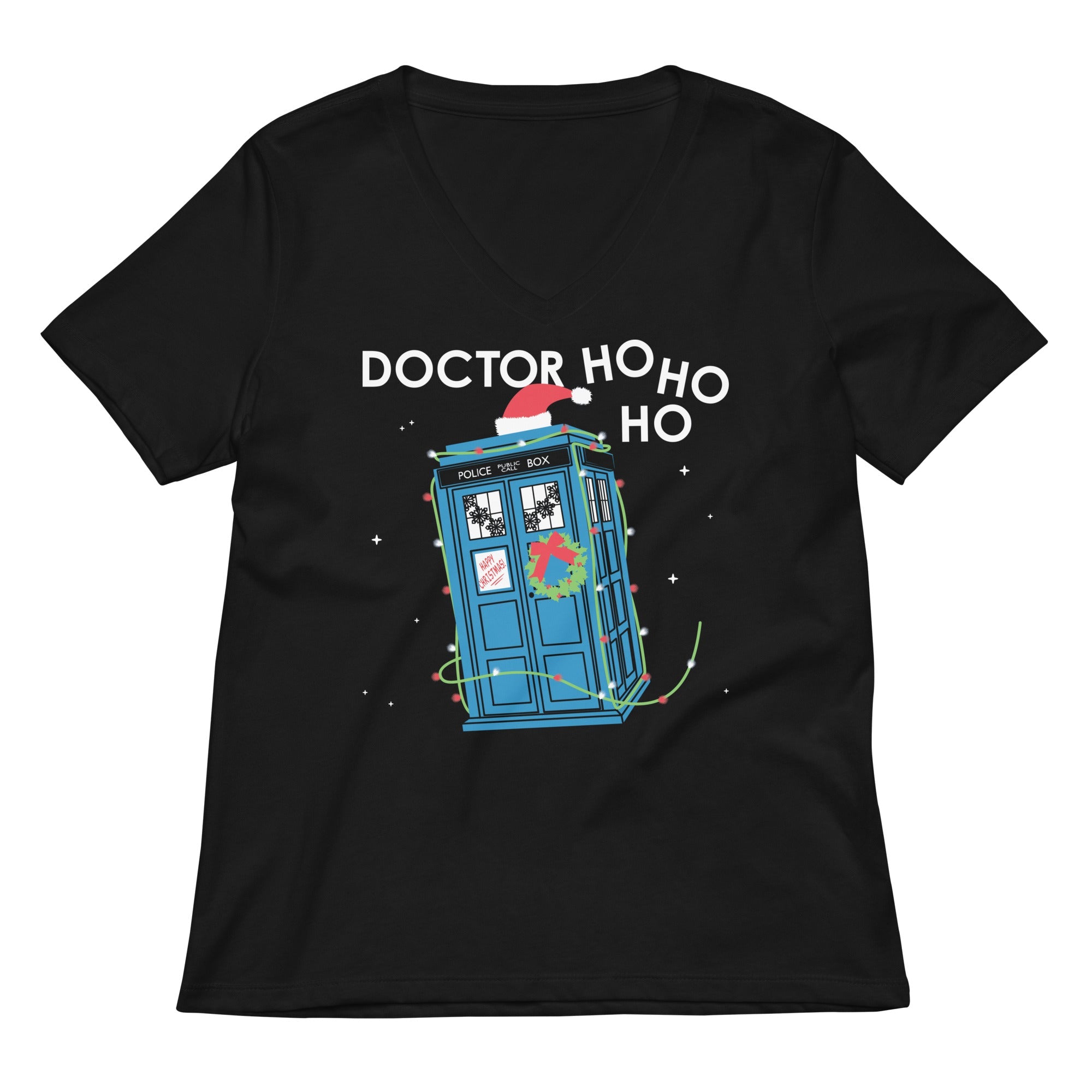Doctor Ho Ho Ho Women's V-Neck Tee