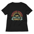 Morning Person On Dec 25th Only Women's V-Neck Tee