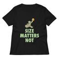 Size Matters Not Women's V-Neck Tee