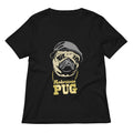 Notorious PUG Women's V-Neck Tee