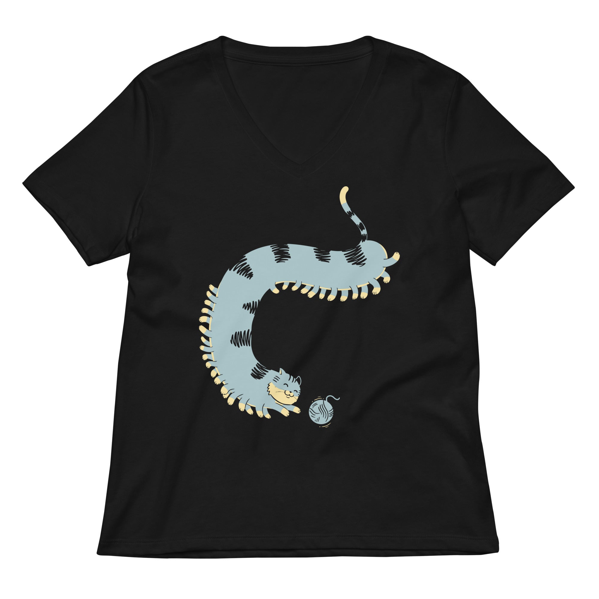 Catterpillar Women's V-Neck Tee