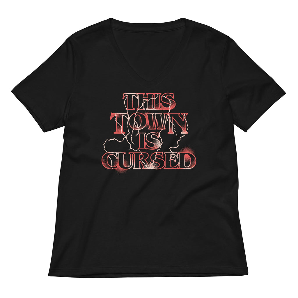 This Town Is Cursed Women's V-Neck Tee