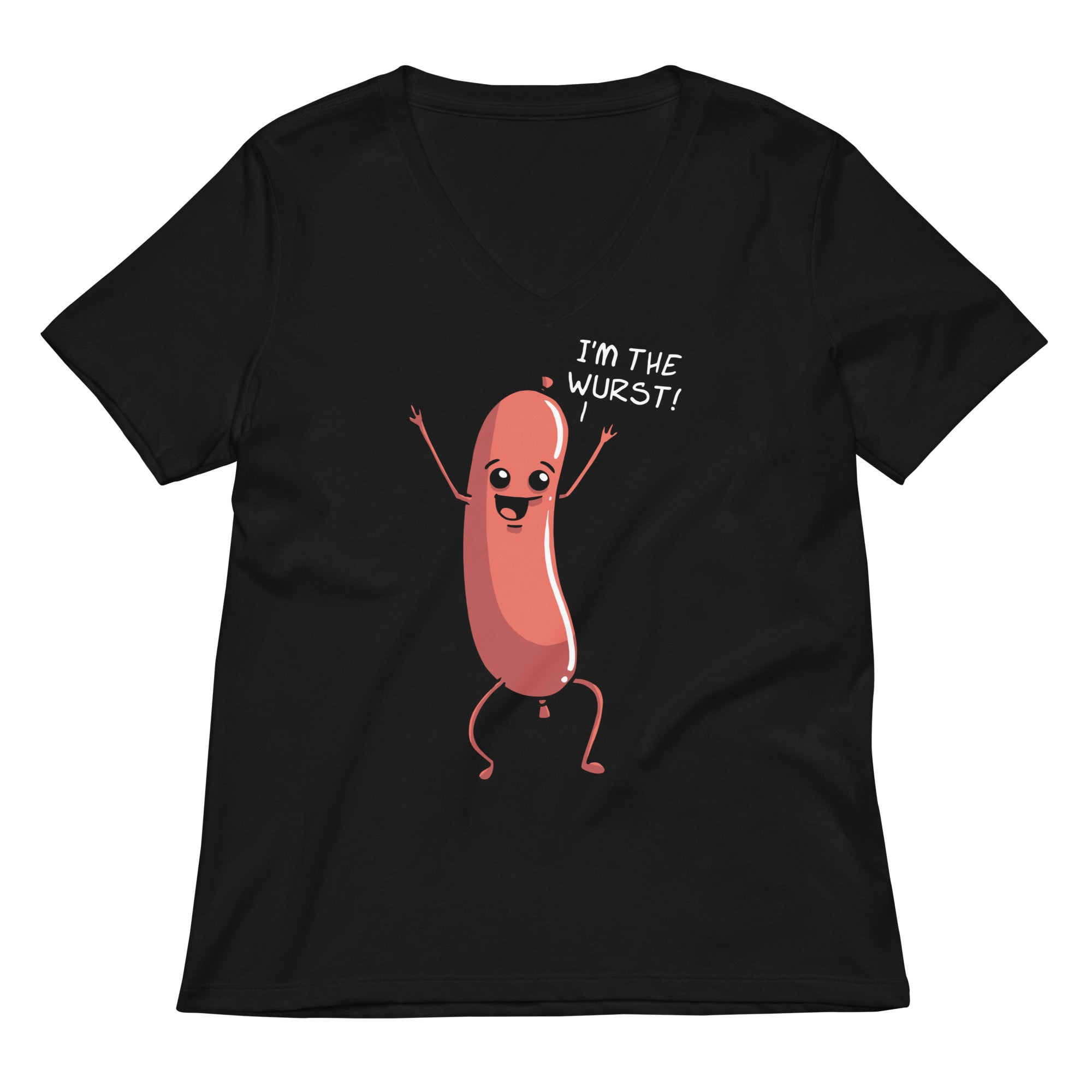 I'm The Wurst Women's V-Neck Tee
