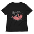 Hello From The Otter Side Women's V-Neck Tee