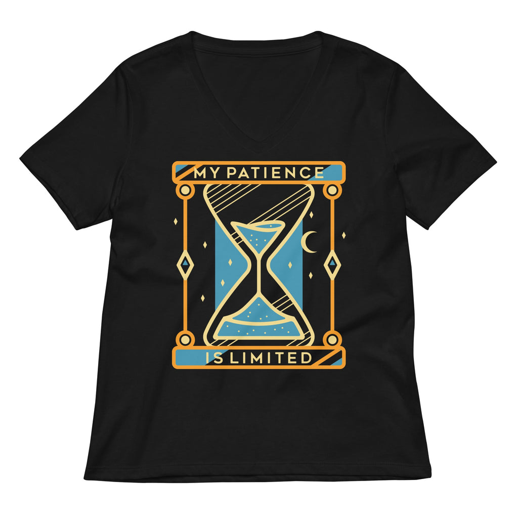 My Patience Is Limited Women's V-Neck Tee