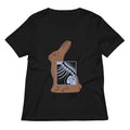 Bunny X-Ray Women's V-Neck Tee