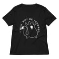 I Will Not Be Ignored Women's V-Neck Tee