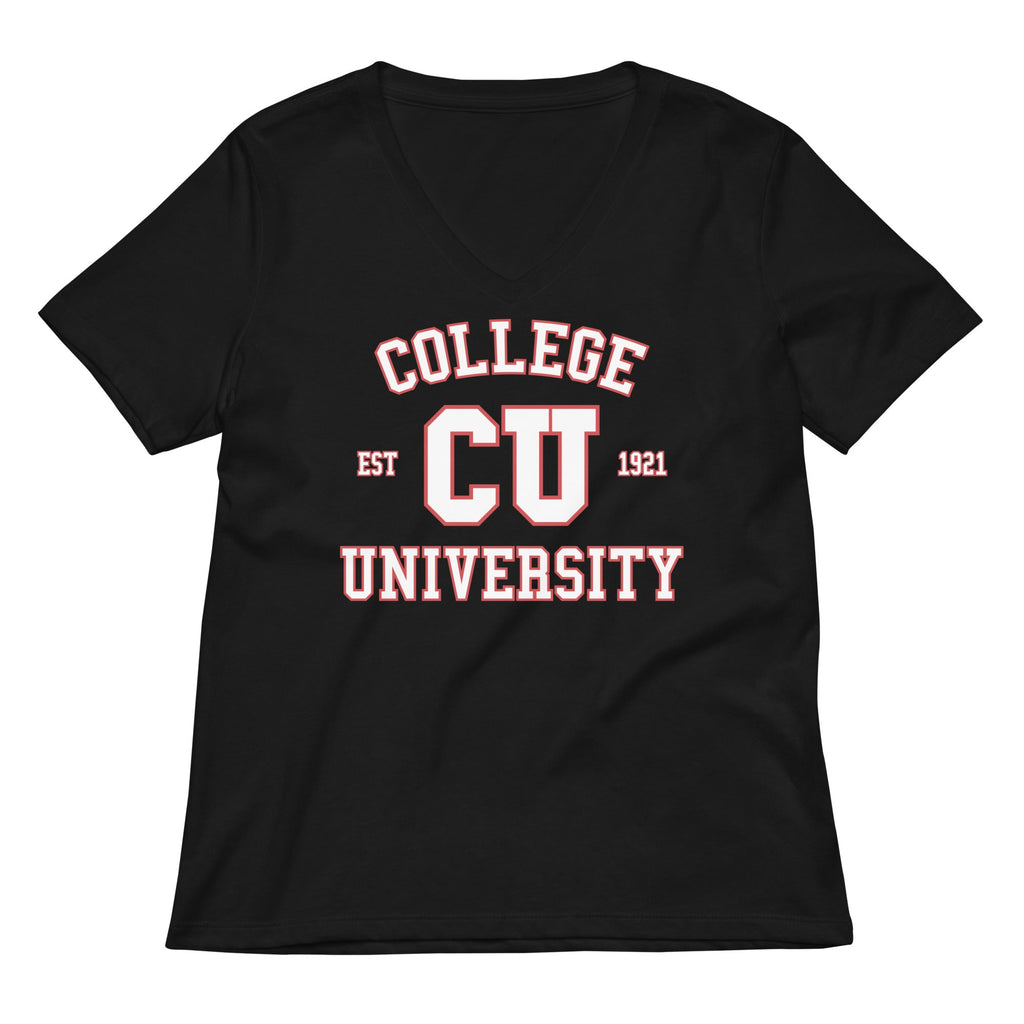 College University Women's V-Neck Tee