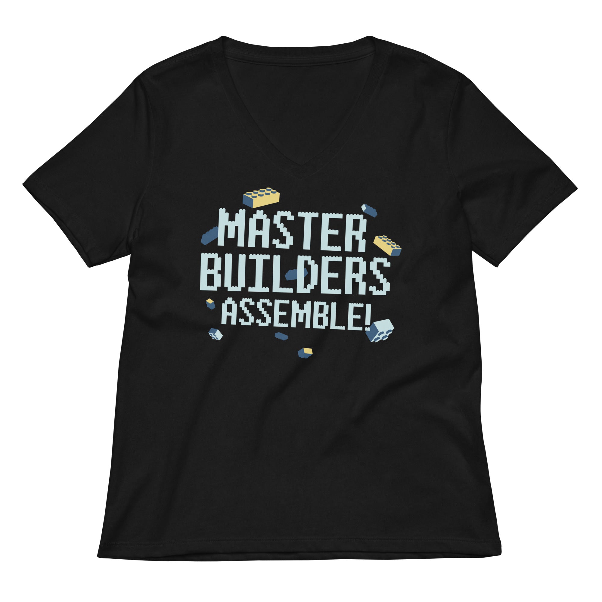 Master Builders Assemble! Women's V-Neck Tee