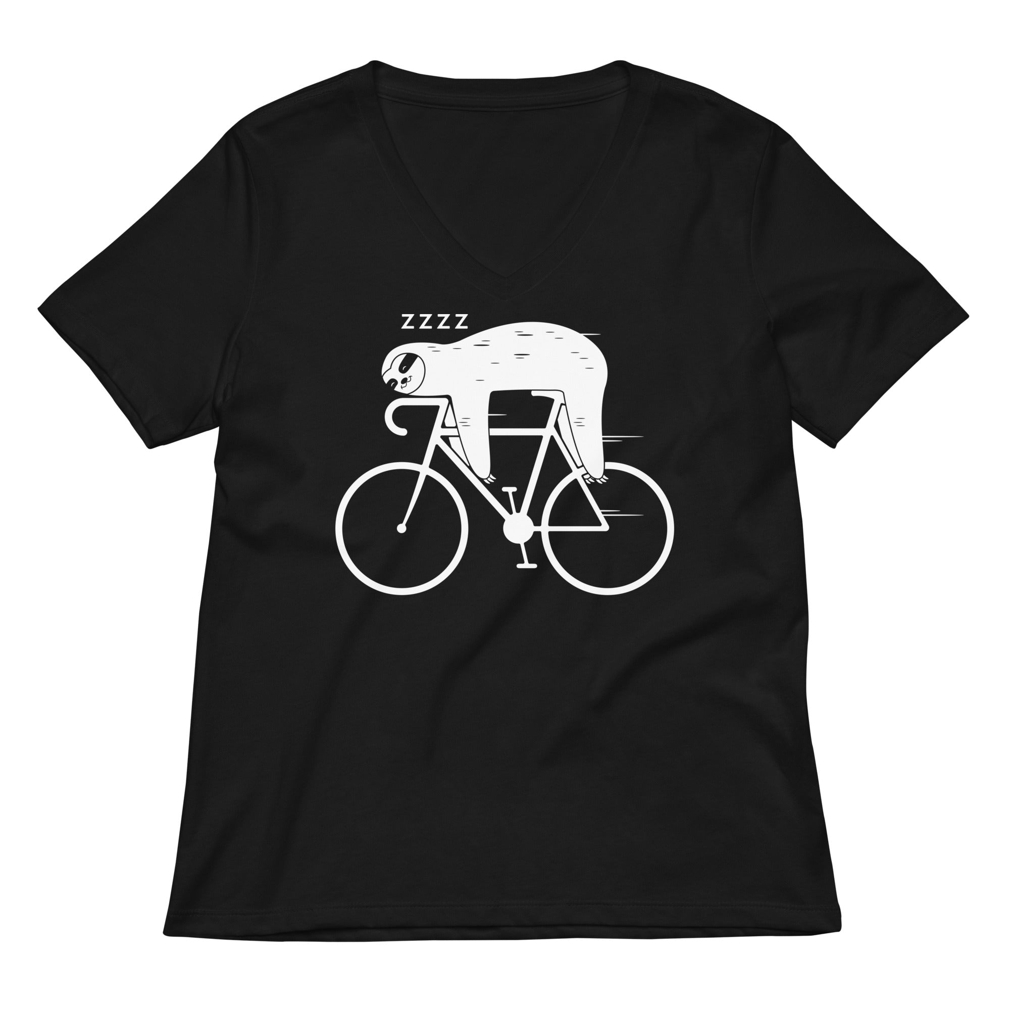 Slow Rider Women's V-Neck Tee