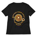 Support Your Local Breakfast Place Women's V-Neck Tee
