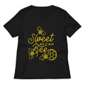 Sweet As Can Bee Women's V-Neck Tee