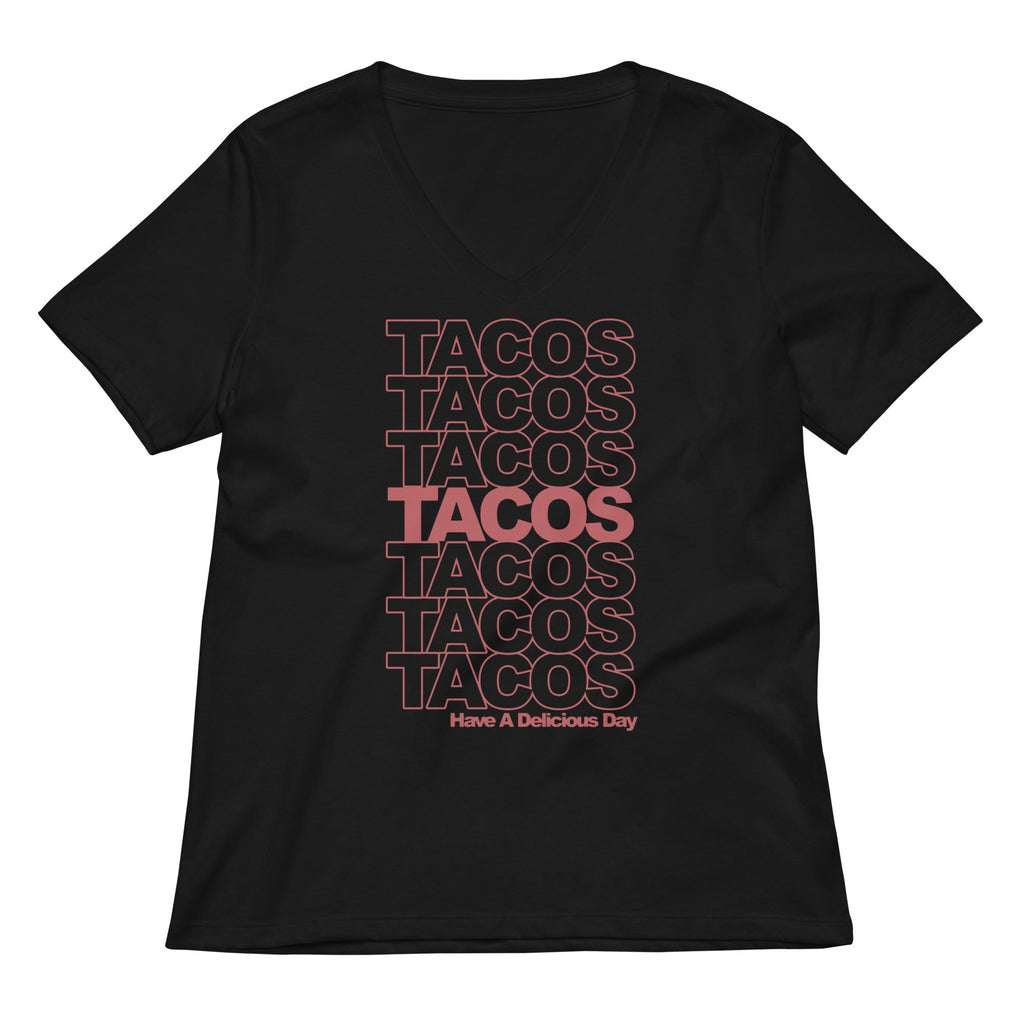 Tacos Tacos Tacos Women's V-Neck Tee
