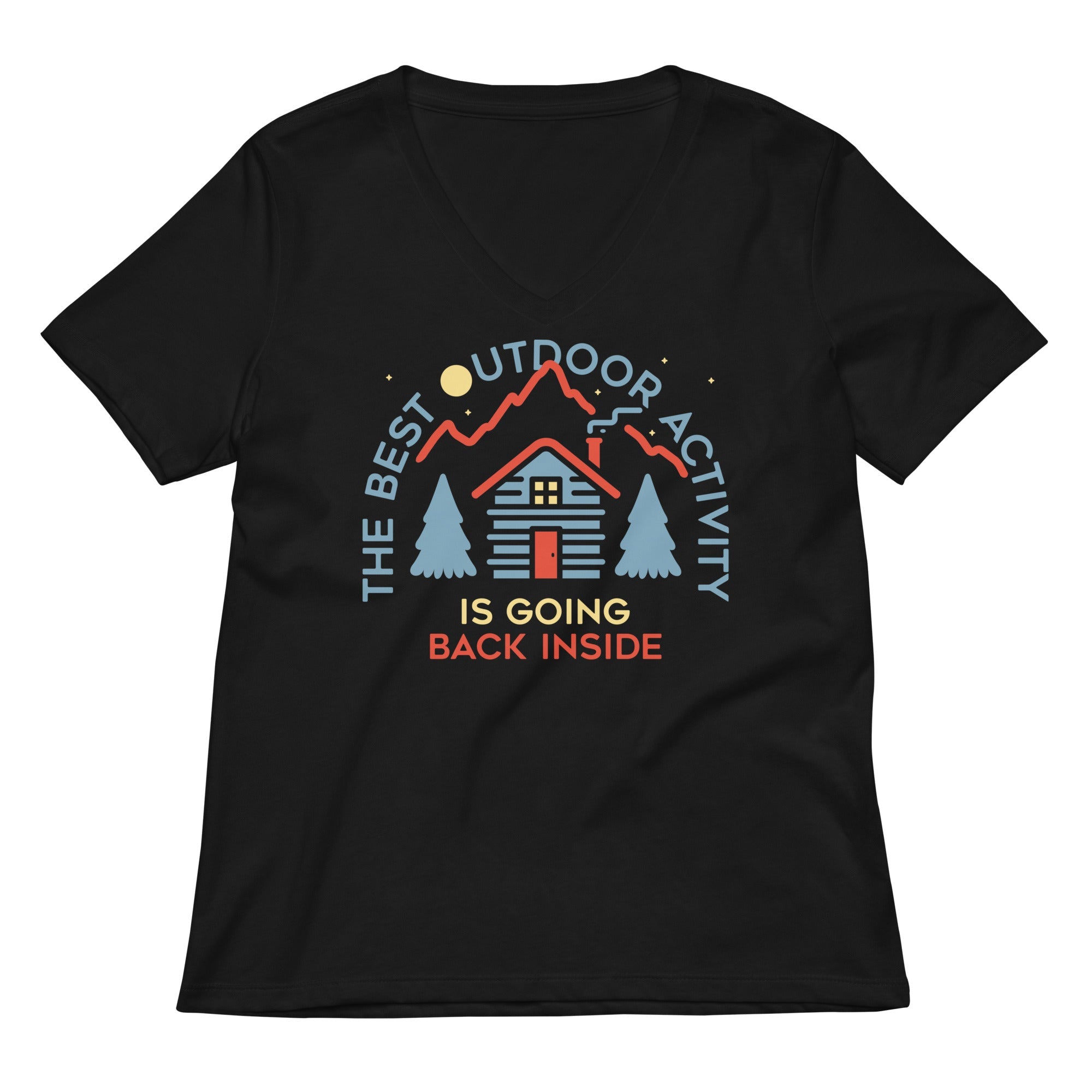 The Best Outdoor Activity Women's V-Neck Tee