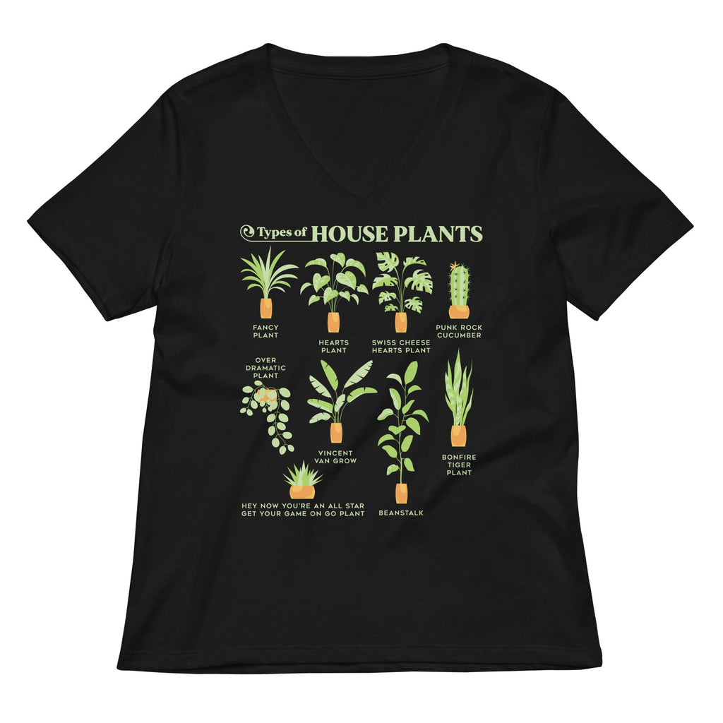 Types Of House Plants Women's V-Neck Tee