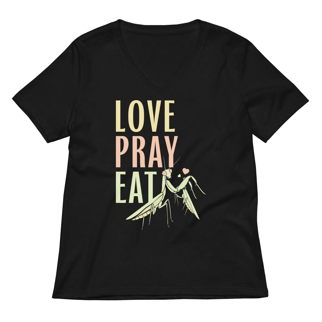 Love Pray Eat Women's V-Neck Tee