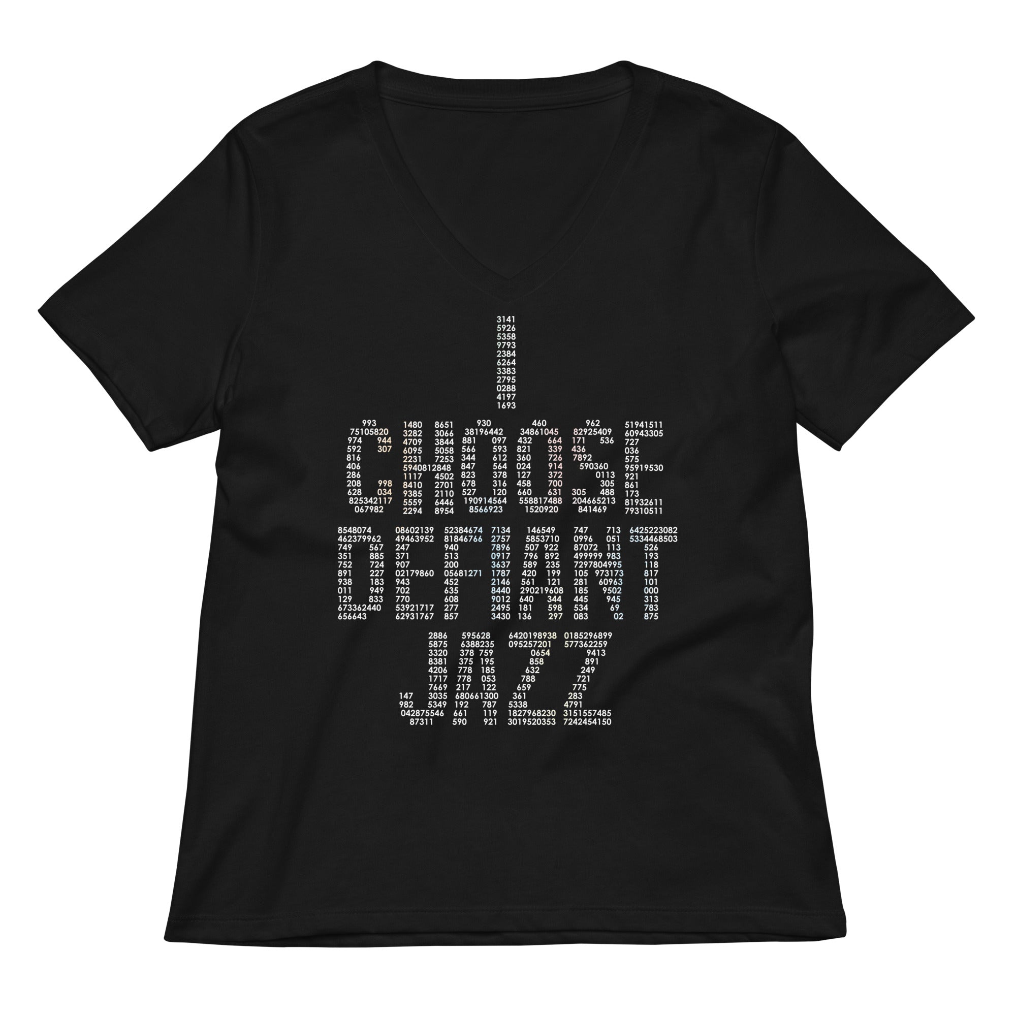 I Choose Defiant Jazz Women's V-Neck Tee
