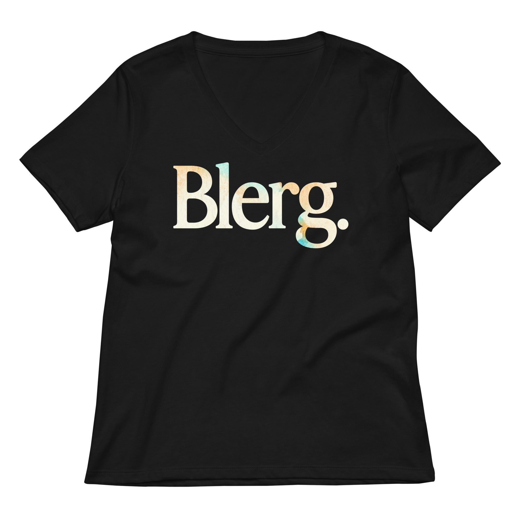 Blerg Women's V-Neck Tee