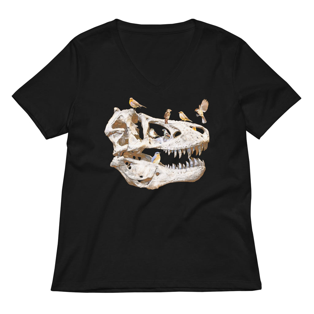 Bird Bones Women's V-Neck Tee