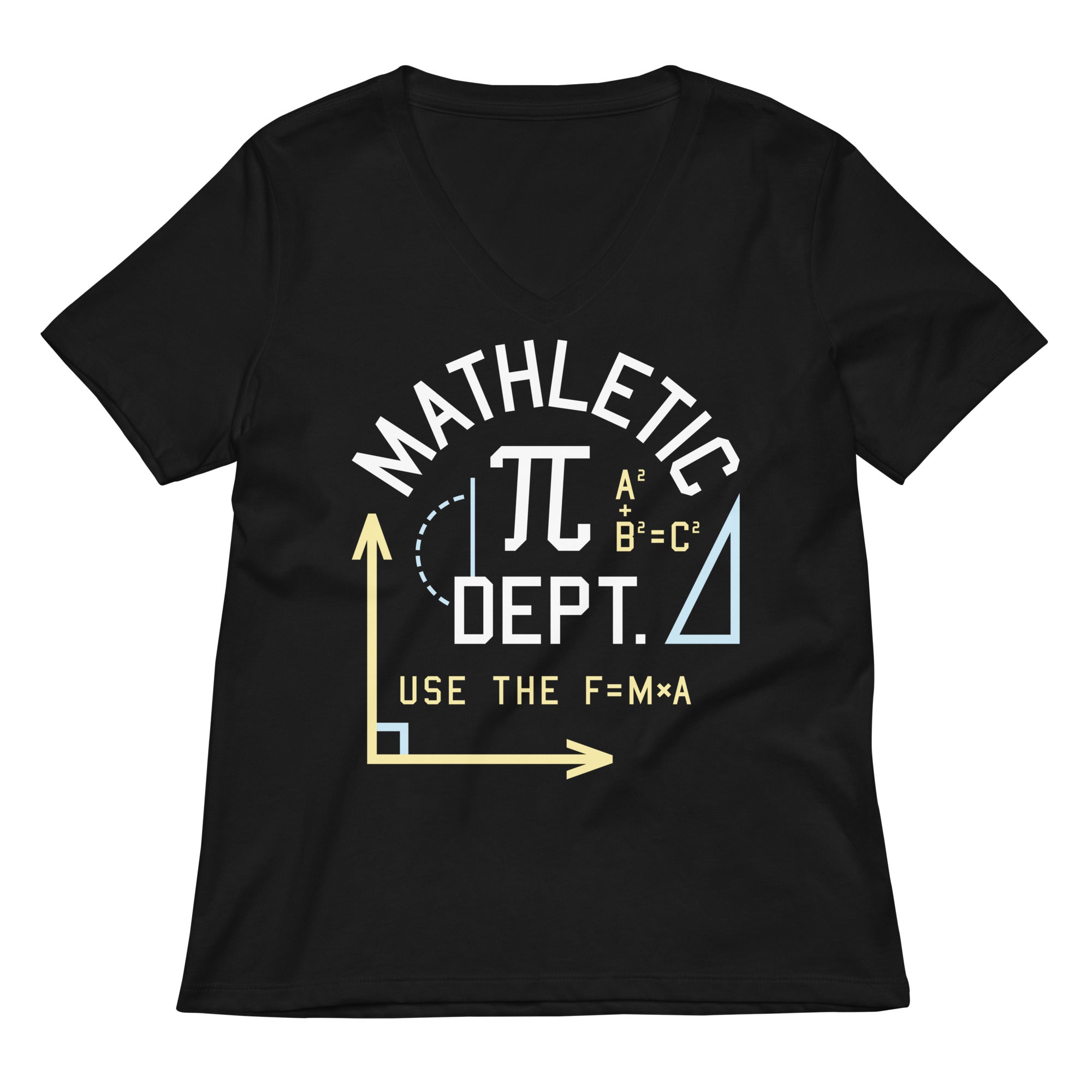 Mathletic Dept Women's V-Neck Tee