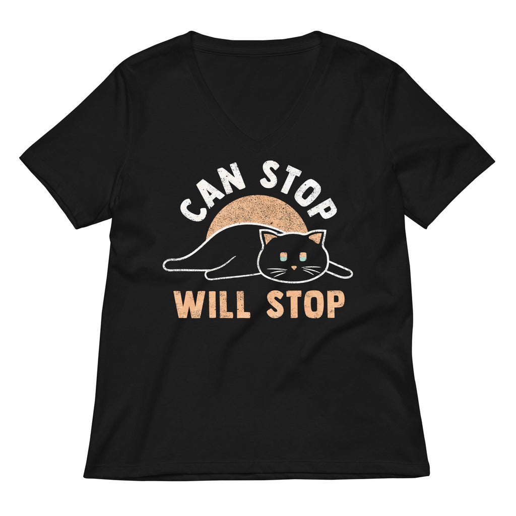 Can Stop Will Stop Women's V-Neck Tee