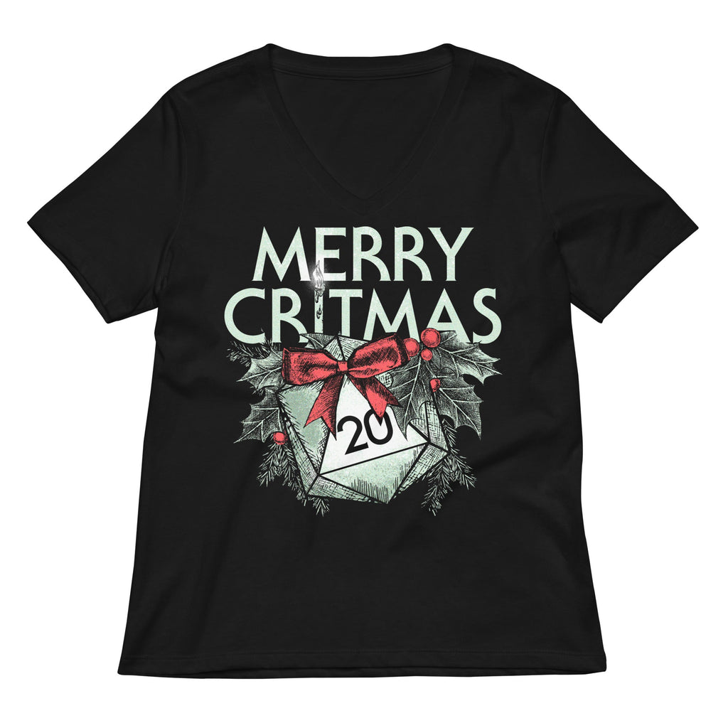 Merry Critmas Women's V-Neck Tee