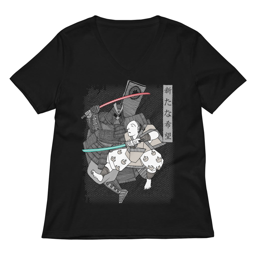Light Katana Women's V-Neck Tee