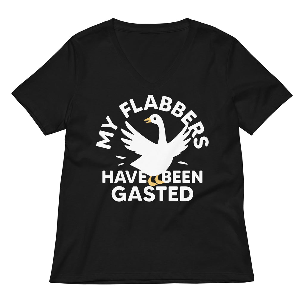 My Flabbers Have Been Gasted Women's V-Neck Tee