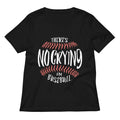There's No Crying In Baseball Women's V-Neck Tee